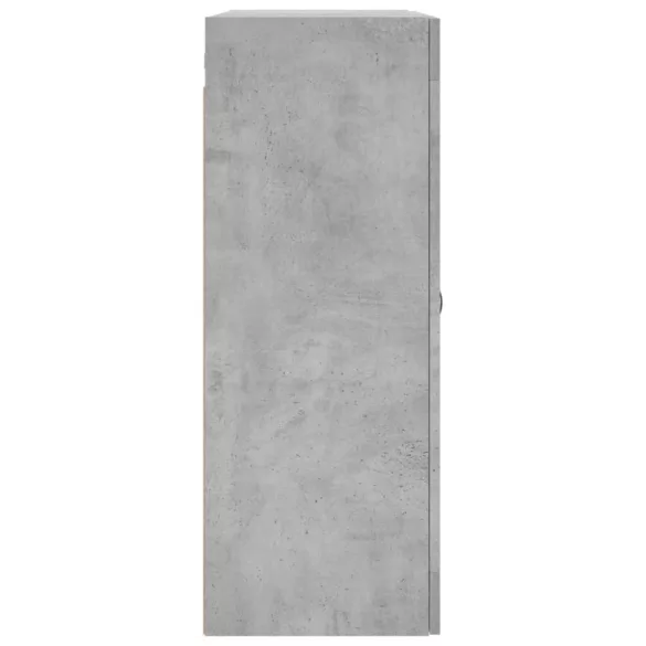 betonszürke szerelt fa fali szekrény 69,5 x 34 x 90 cm