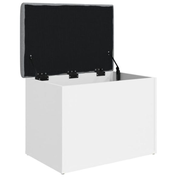 fehér, rétegelt fa tárolópad 62 x 42 x 45 cm