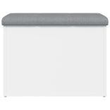 fehér, rétegelt fa tárolópad 62 x 42 x 45 cm