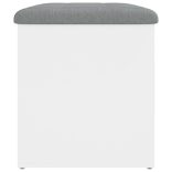 fehér, rétegelt fa tárolópad 62 x 42 x 45 cm