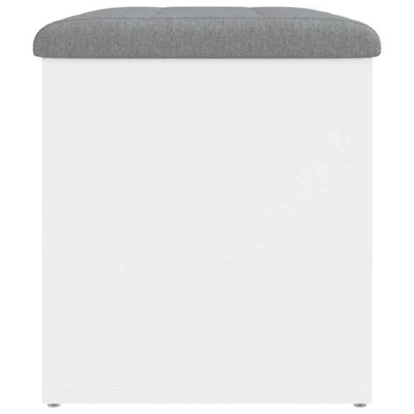 fehér, rétegelt fa tárolópad 62 x 42 x 45 cm