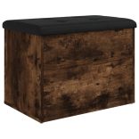 füstös tölgy színű szerelt fa tárolópad 62 x 42 x 45 cm