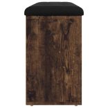 füstös tölgy színű szerelt fa cipőpad 102 x 32 x 50 cm