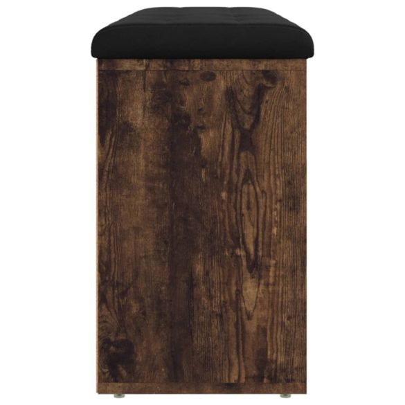 füstös tölgy színű szerelt fa cipőpad 102 x 32 x 50 cm