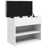 fehér cipőpad 62 x 32 x 50 cm rétegelt fából