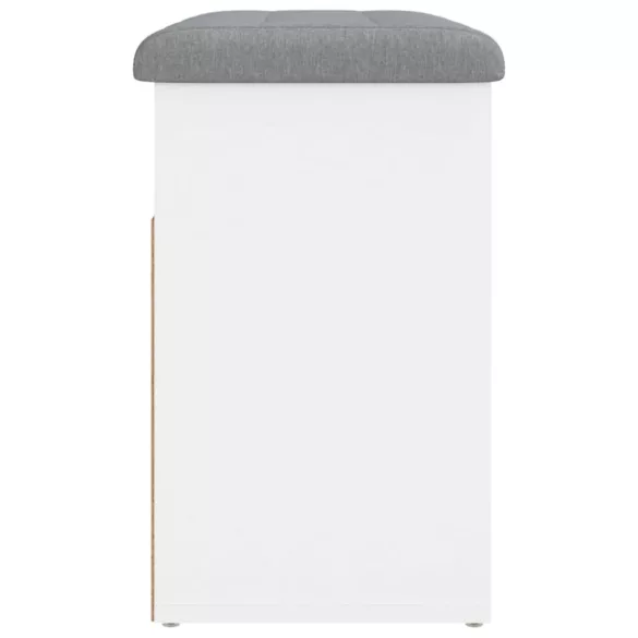 fehér cipőpad 62 x 32 x 50 cm rétegelt fából