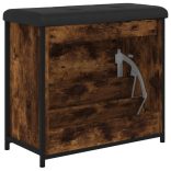 füstös tölgy színű cipőpad lehajtható fiókkal 62 x 32 x 56 cm