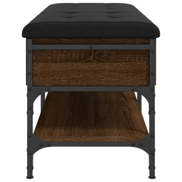 barna tölgy színű szerelt fa cipőpolc 102 x 42 x 45 cm