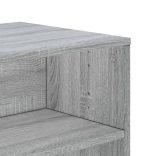 szürke sonoma színű szerelt fa TV-szekrény 120 x 40 x 40 cm