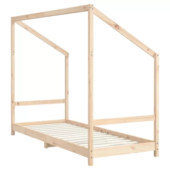 tömör fenyőfa gyerekágykeret 80 x 200 cm