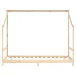 tömör fenyőfa gyerekágykeret 90 x 190 cm