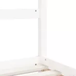 fehér tömör fenyőfa gyerekágykeret 90 x 200 cm