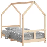 tömör fenyőfa gyerekágykeret 80 x 160 cm