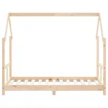 tömör fenyőfa gyerekágykeret 80 x 160 cm