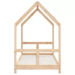 tömör fenyőfa gyerekágykeret 80 x 160 cm