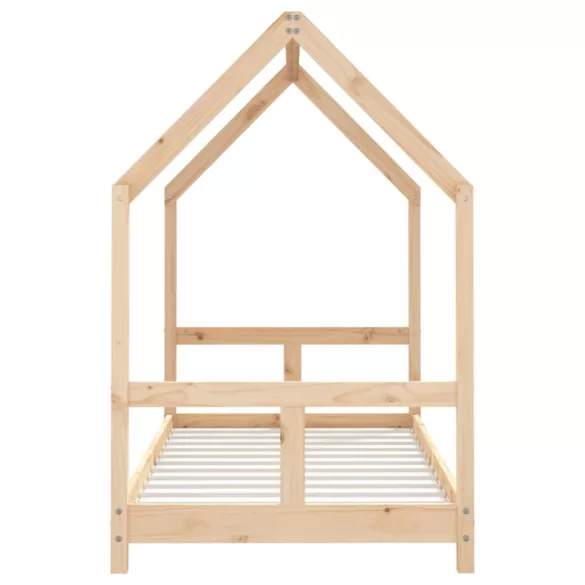 tömör fenyőfa gyerekágykeret 80 x 160 cm