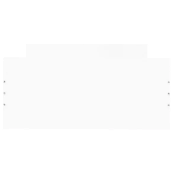 fehér szerelt fa ágykeret 90 x 200 cm