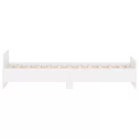 fehér szerelt fa ágykeret 100 x 200 cm