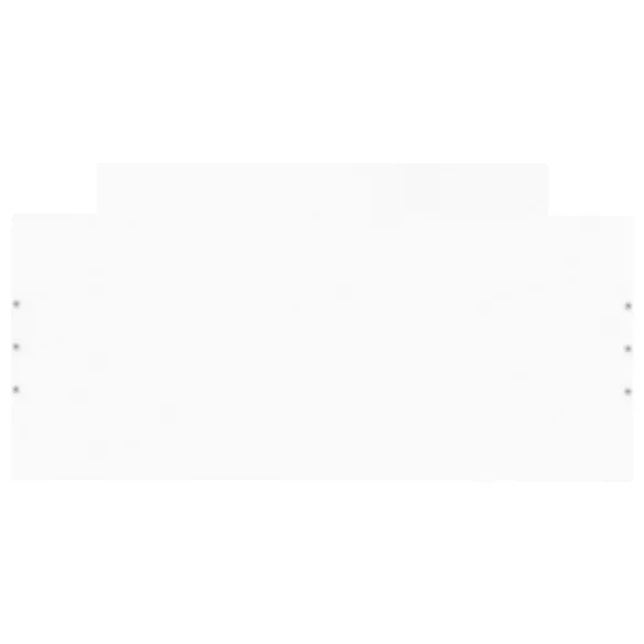 fehér szerelt fa ágykeret 90 x 190 cm