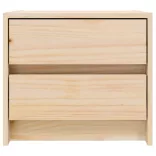 2 db tömör fenyőfa éjjeliszekrény 40x31x35,5 cm