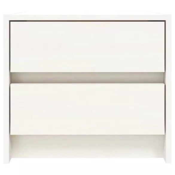 fehér tömör fenyőfa éjjeliszekrény 40x31x35,5 cm