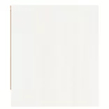 fehér tömör fenyőfa éjjeliszekrény 40x31x35,5 cm