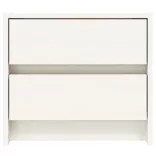 2 db fehér tömör fenyőfa éjjeliszekrény 40 x 31 x 35,5 cm