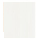 2 db fehér tömör fenyőfa éjjeliszekrény 40 x 31 x 35,5 cm