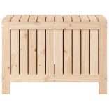 tömör fenyőfa kerti tárolóláda 76x42,5x54 cm