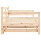 tömör fenyőfa kihúzható kanapéágy 90 x 200 cm