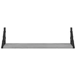 2 db szürke sonoma színű fali polc 60 x 15 x 15,5 cm