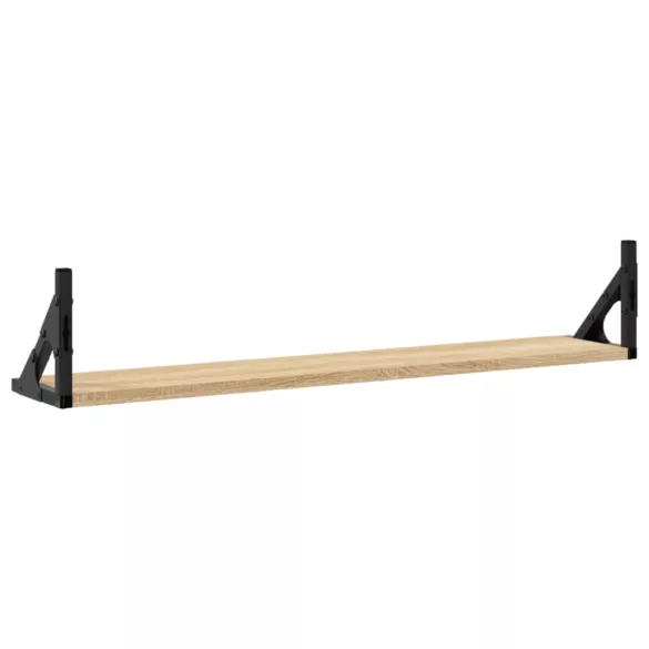 2 db sonoma tölgyfa fali polc 80 x 15 x 15,5 cm