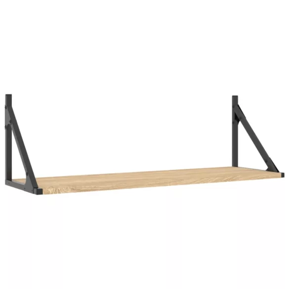 2 db sonoma tölgyfa fali polc 80 x 25 x 25,5 cm