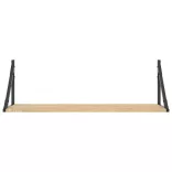 2 db sonoma tölgyfa fali polc 80 x 25 x 25,5 cm