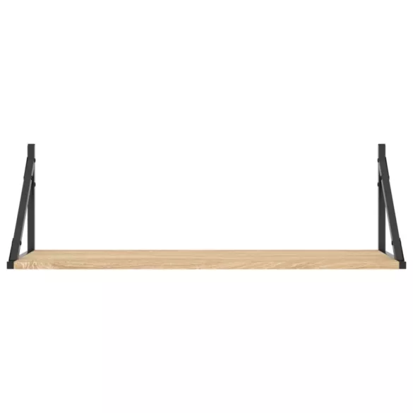 2 db sonoma tölgyfa fali polc 80 x 25 x 25,5 cm