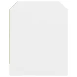 fehér TV-szekrény üvegajtókkal 68x37x42 cm