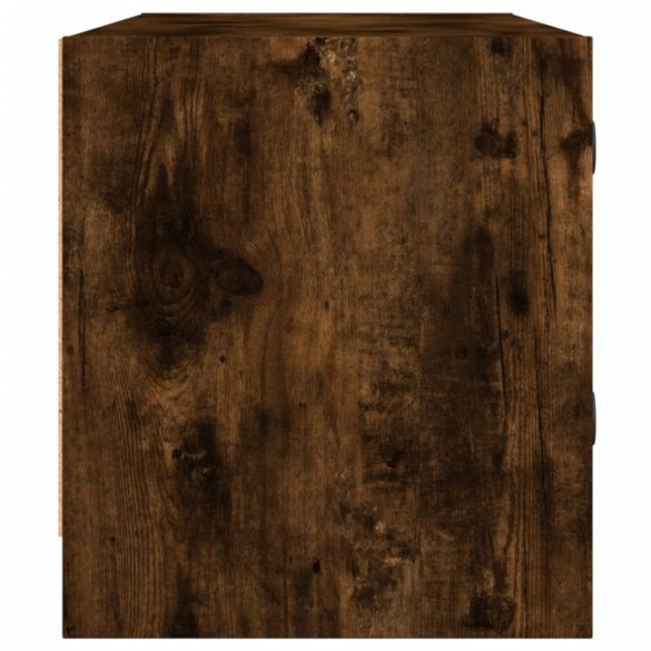 sonoma tölgy színű TV-szekrény üvegajtókkal 102 x 37 x 42 cm