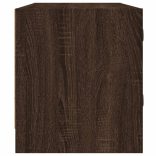 barna tölgyszínű TV-szekrény üvegajtókkal 102 x 37 x 42 cm