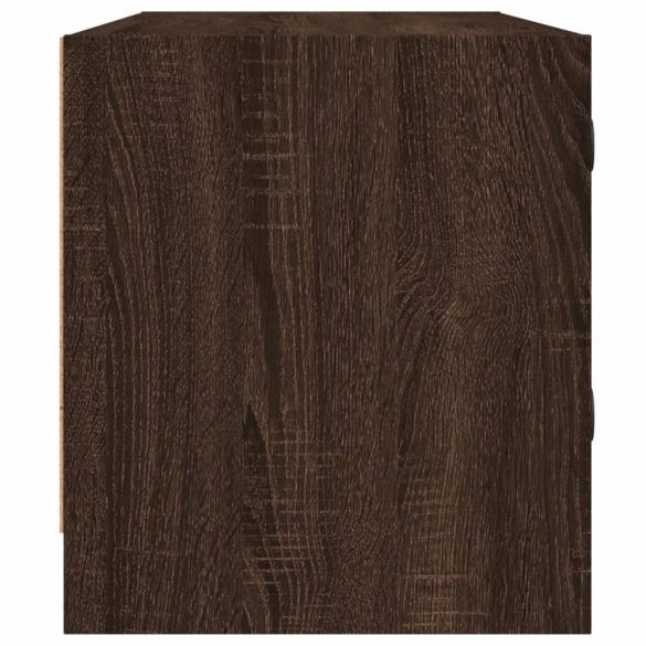 barna tölgyszínű TV-szekrény üvegajtókkal 102 x 37 x 42 cm