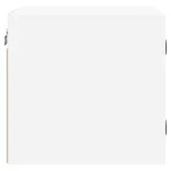 2 db fehér éjjeliszekrény üveg ajtóval 35 x 37 x 35 cm