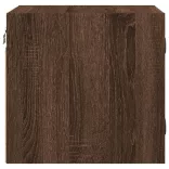 barna tölgy színű éjjeliszekrény üvegajtóval 35 x 37 x 35 cm