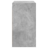 betonszürke faliszekrény üvegajtókkal 68 x 37 x 68,5 cm