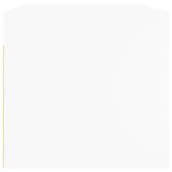 fehér faliszekrény üvegajtókkal 68,5x37x35 cm