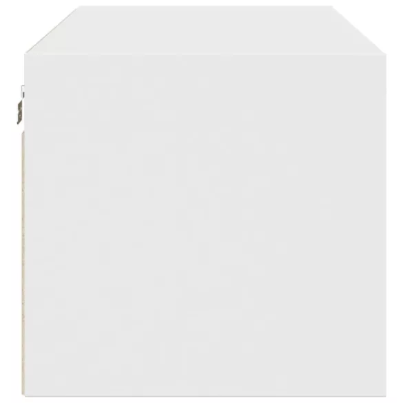 fehér faliszekrény üvegajtókkal 102 x 37 x 35 cm