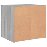 szürke sonoma éjjeliszekrény LED-világítással 50 x 40 x 45 cm