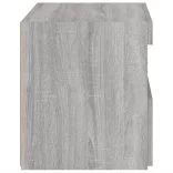 2 db szürke sonoma színű éjjeliszekrény LED-ekkel 50x40x45 cm