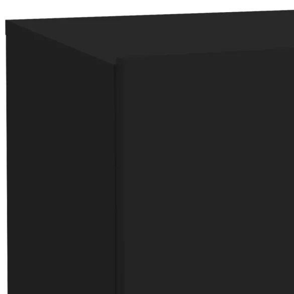 fekete éjjeliszekrény LED-világítással 70 x 36 x 40,5 cm