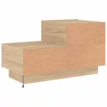 sonoma tölgy színű éjjeliszekrény LED-ekkel 70 x 36 x 40,5 cm