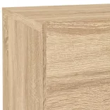 sonoma tölgy színű éjjeliszekrény LED-ekkel 70 x 36 x 40,5 cm