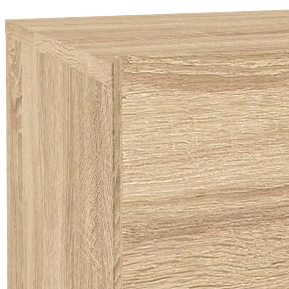 sonoma tölgy színű éjjeliszekrény LED-ekkel 70 x 36 x 40,5 cm